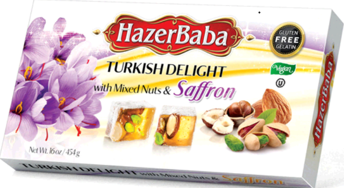 HAZERBABA SAFFRON MIXED NUTS 454GR