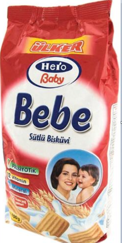 ULKER MILK BEBE BISCUITS 400GR