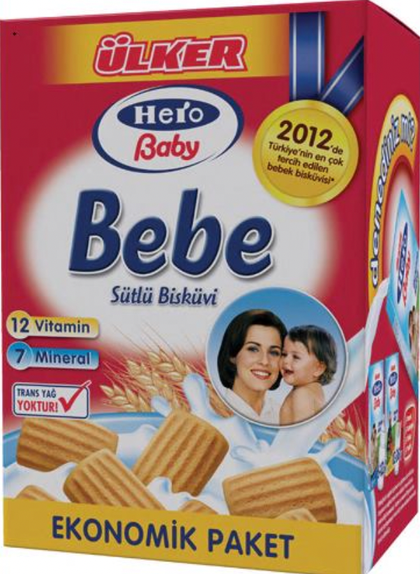 ULKER MILK BEBE BISCUITS 800GR TP