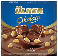 ULKER HAZELNUT CHOCOLATE BARS 65g (Pack of 6)