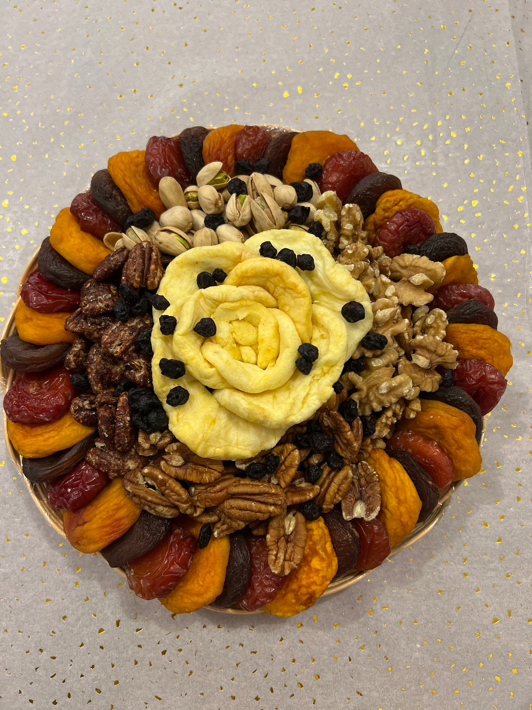 DRIED FRUITS AND NUTS ROUND TRAY 7